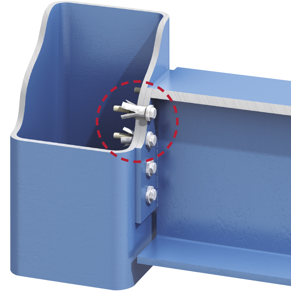 Lindapter Type HB Hollo-Bolt Hex Head